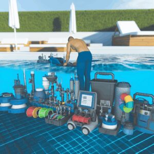 tecnología avanzada para reparación de piscinas