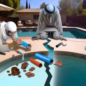 cuánto cuesta reparar una piscina con fuga